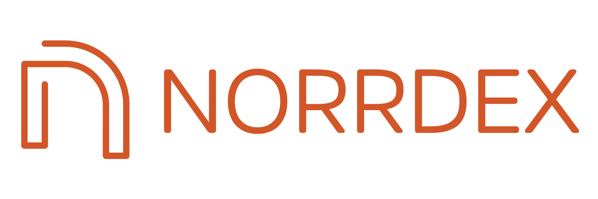 logo norrdex name h orange transparent
